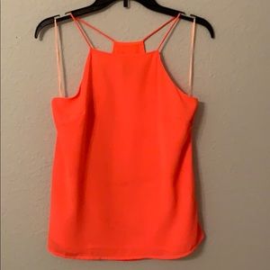 Dance and Marvel Neon Coral Tank